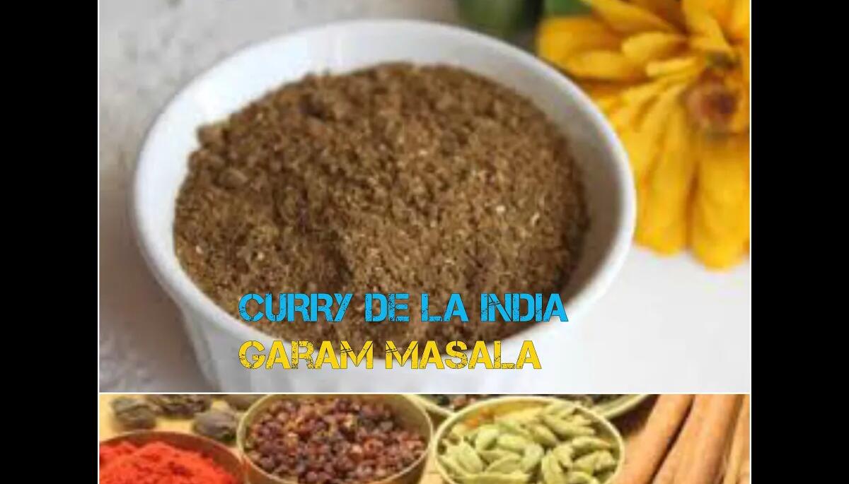 Curry de la India: Receta GARAM MASSALA