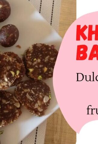 Receta de Barfi de Khajoor y Frutos Secos: Dulce Nutritivo y Saludable
