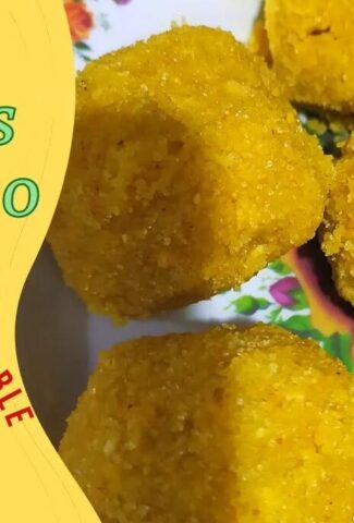 Receta de Dulce de Harina de Garbanzo Vegano, Fácil y Delicioso | Comida India | Cocina de Nelsy