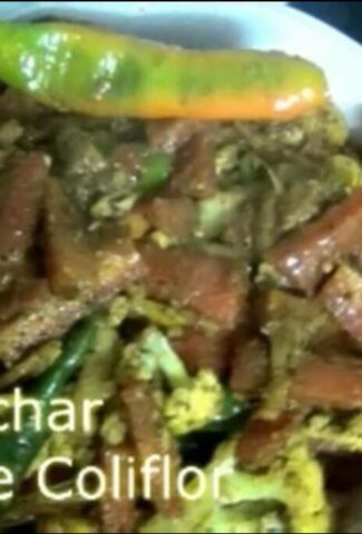 Receta de Gobbi Acchar - Deliciosa conserva de verduras al estilo hindú