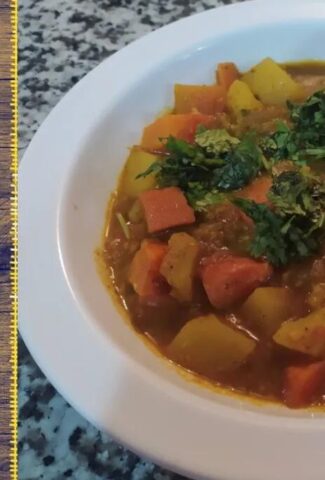 Receta Fácil de Estofado de Vegetales (Korma de Vegetales) | Tradicional India | La Cocina de Nelsy - Delicioso Estofado Vegano