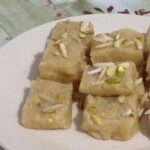 Receta Tradicional de Turron de Almendras - Dulce Barfi de la India y Pakistán
